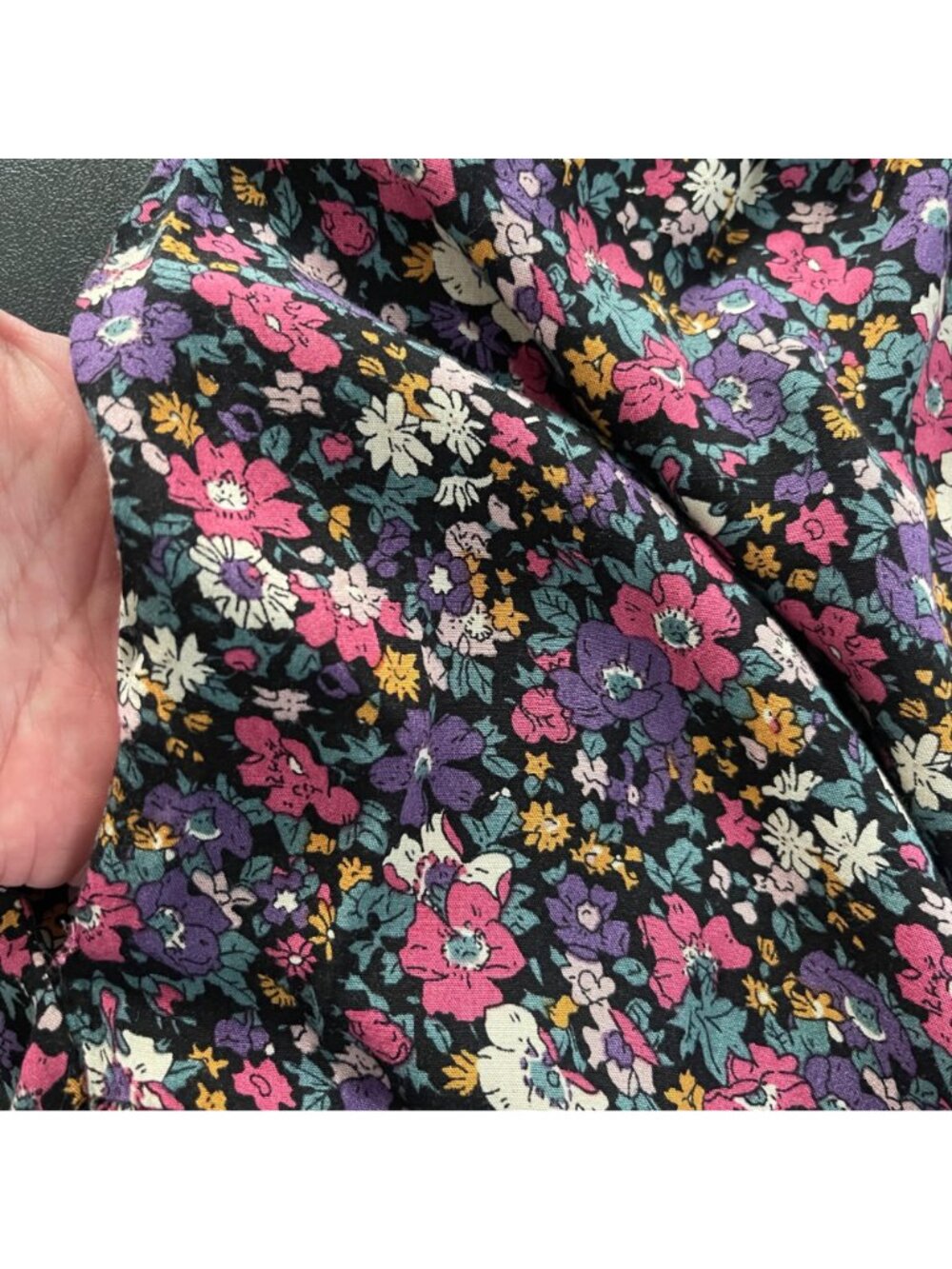 Natural Life Womens Floral Maxi Dress Size L Boho Cottagecore Prairie Whimsical - Picture 7 of 11